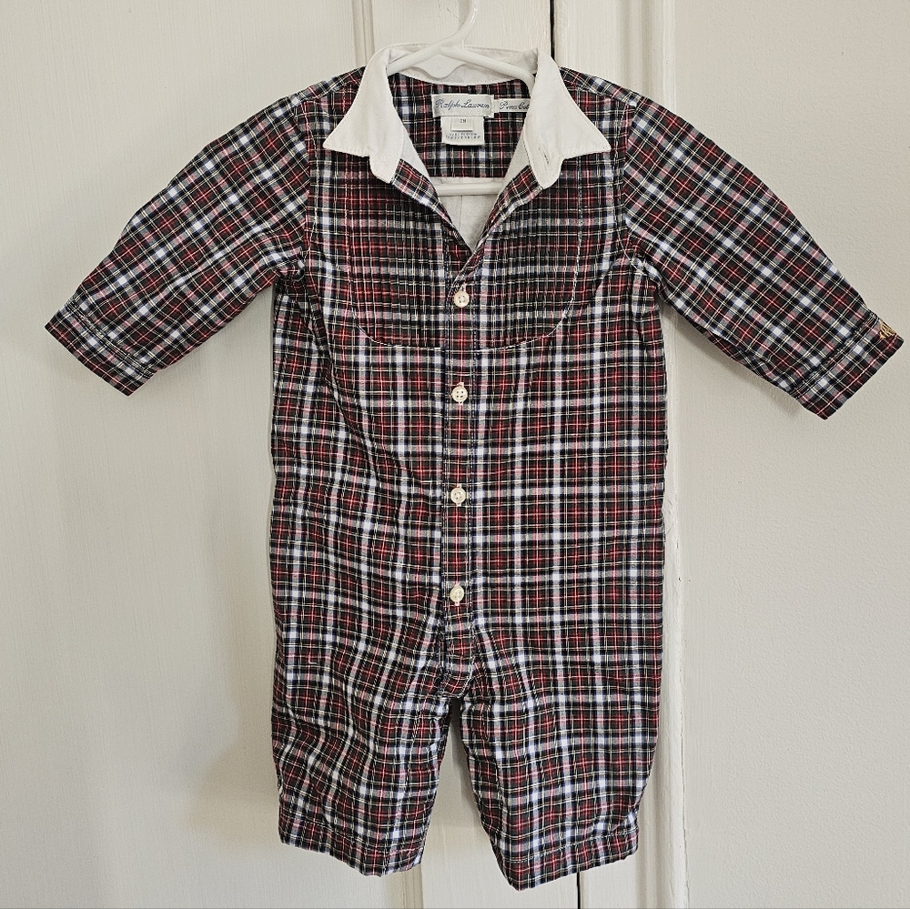 Ralph Lauren Plaid Romper